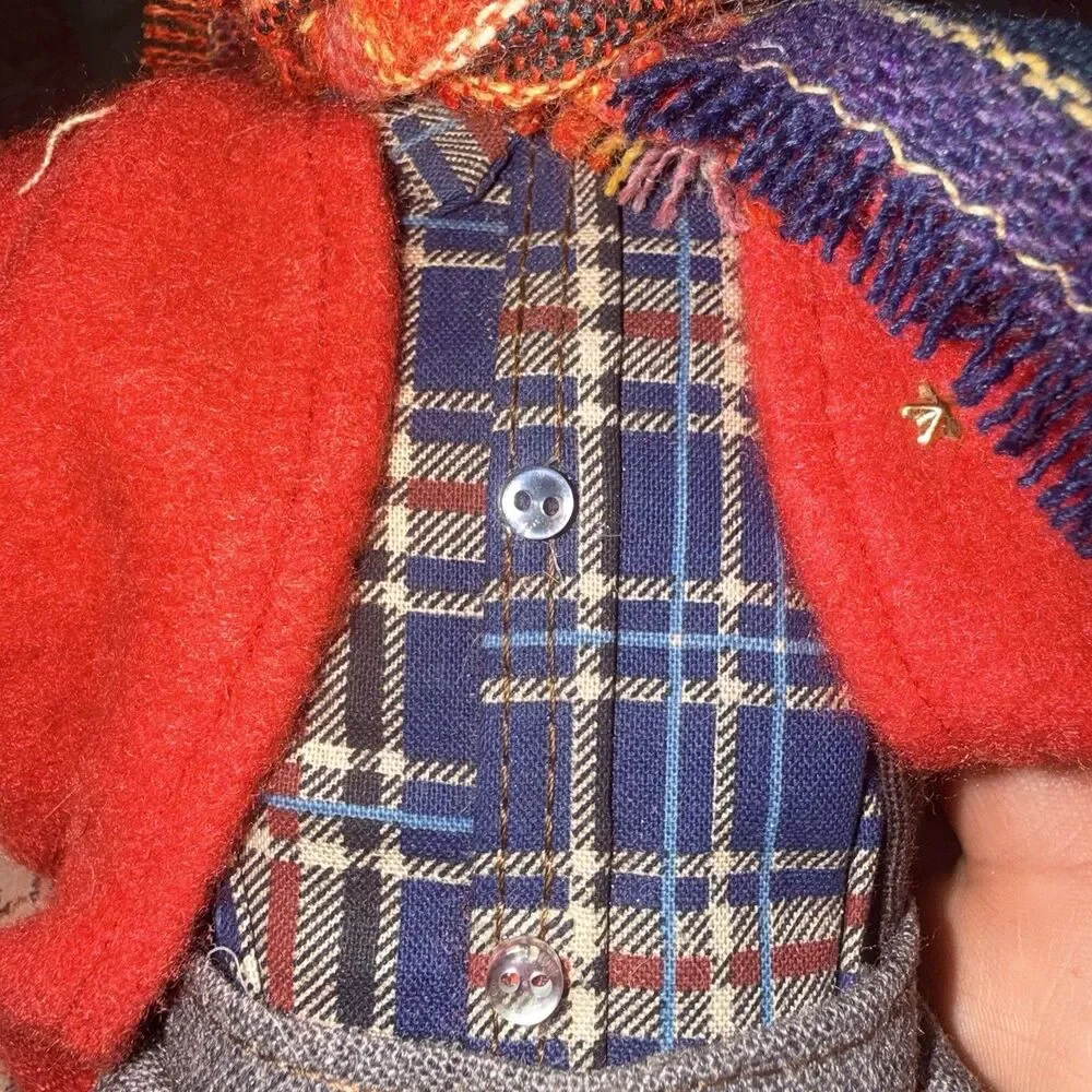 Daddy’s Long Legs “Abe” Doll Pat Weeks Karen’s Vintage Kollections 1992 Tag